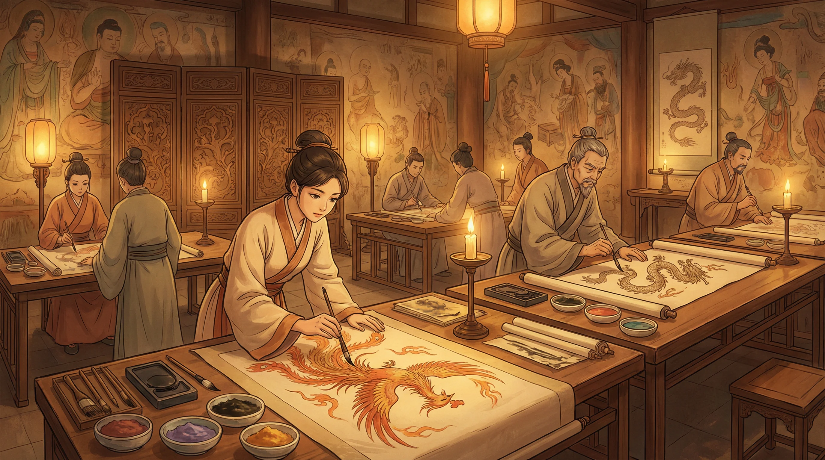 画师入驻 - 喵请许愿在线观看 国风动漫画师